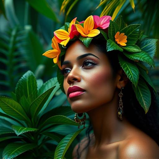 Capa do álbum de MPB 'Cores da Amazônia' de Lia Oliveira